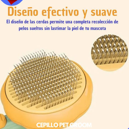 CEPILLO REMOVEDOR DE PELOS PARA TU MASCOTA: PETGROOM