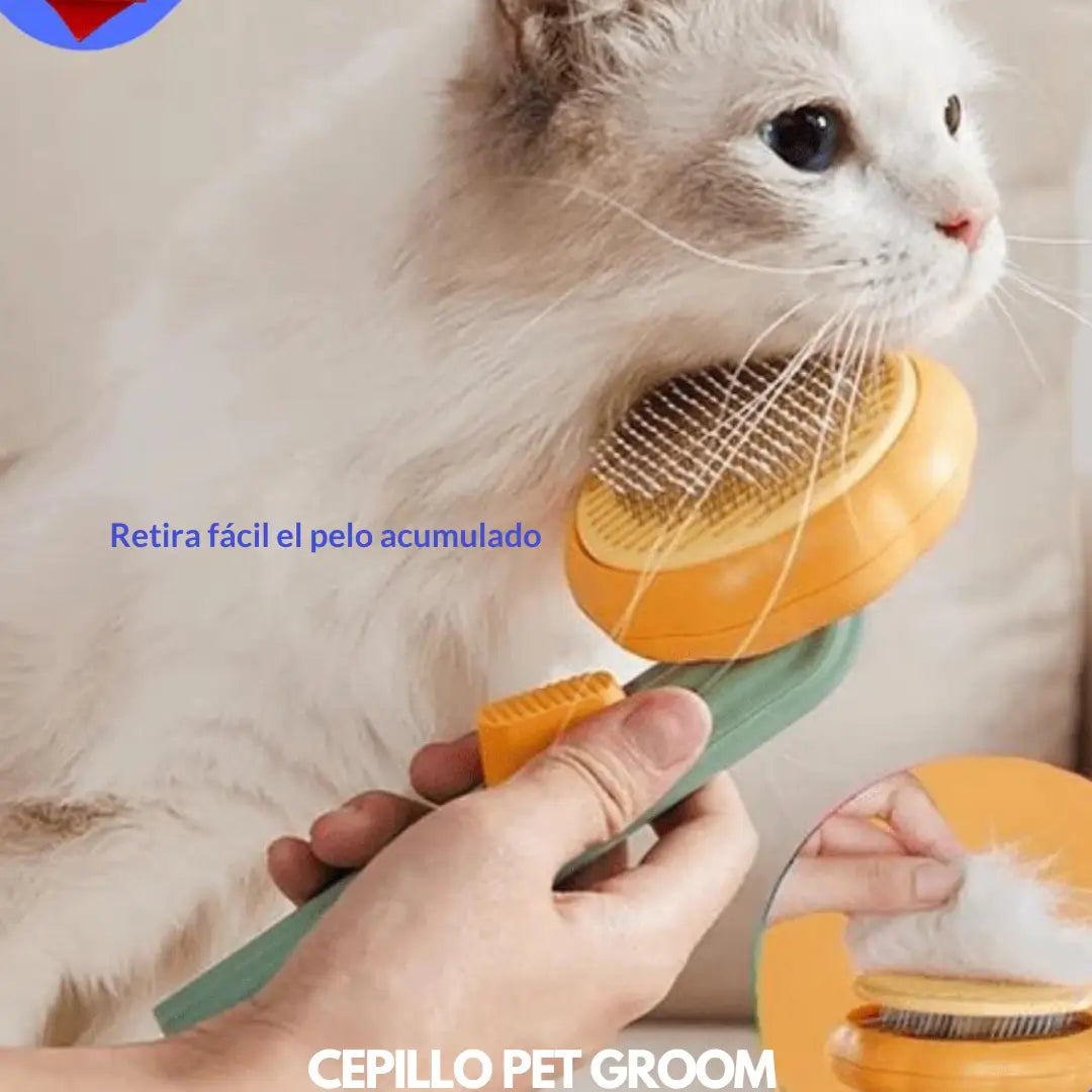 CEPILLO REMOVEDOR DE PELOS PARA TU MASCOTA: PETGROOM